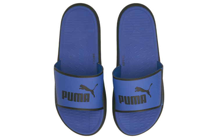 Shop Puma Softride Slide ''Bleu Nébulas'' 382111-06