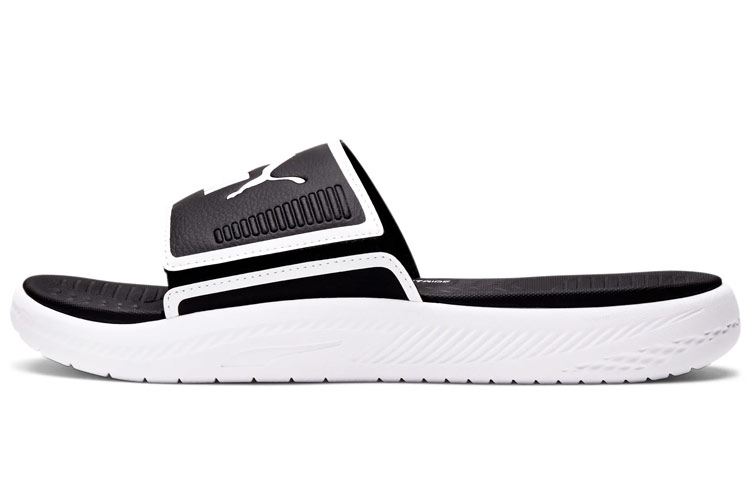 Puma Softride Slide 'White Black' 382111-01