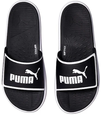 Puma Softride Badeschlappen ''Weiß Schwarz'' 382111-01 Shop Puma Softride Badeschlappen ''Weiß Schwarz'' 382111-01