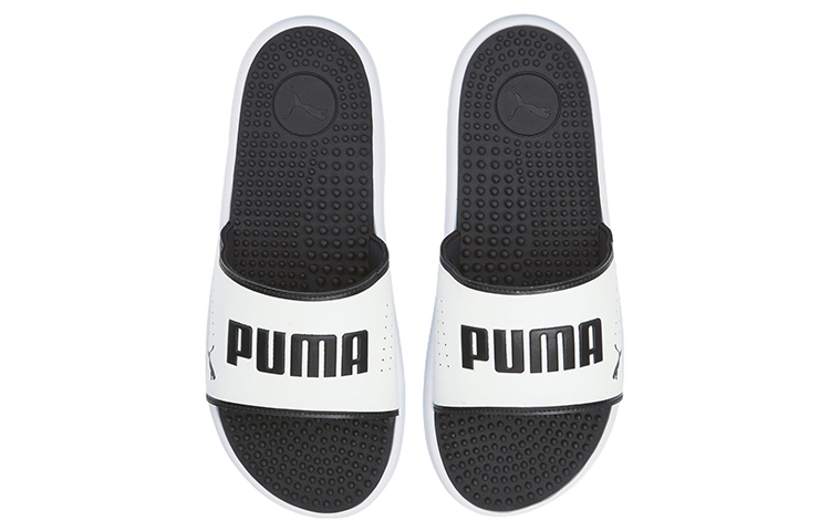 Shop Puma Softride Slide 'Blanco Negro' 383062-02