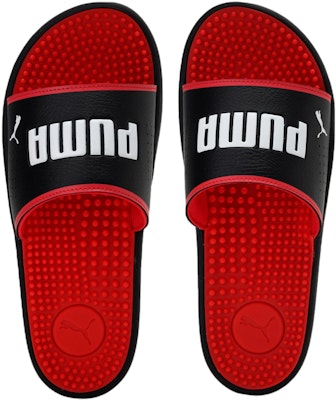 푸마 소프트라이드 슬라이드 마사지 (블랙/화이트/레드) 383062-03 Lookbook 푸마 소프트라이드 슬라이드 마사지 (블랙/화이트/레드) 383062-03