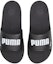 Lookbook 푸마 소프트라이드 슬라이드 마사지 '블랙 화이트' 383062-01