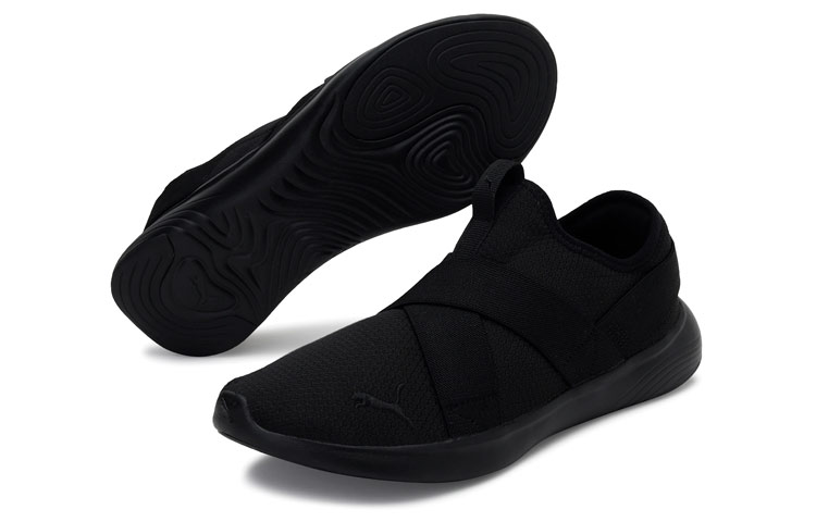 Lookbook 彪馬 Softride Vital Strap 耐磨減震防滑 低幫運動鞋 黑色