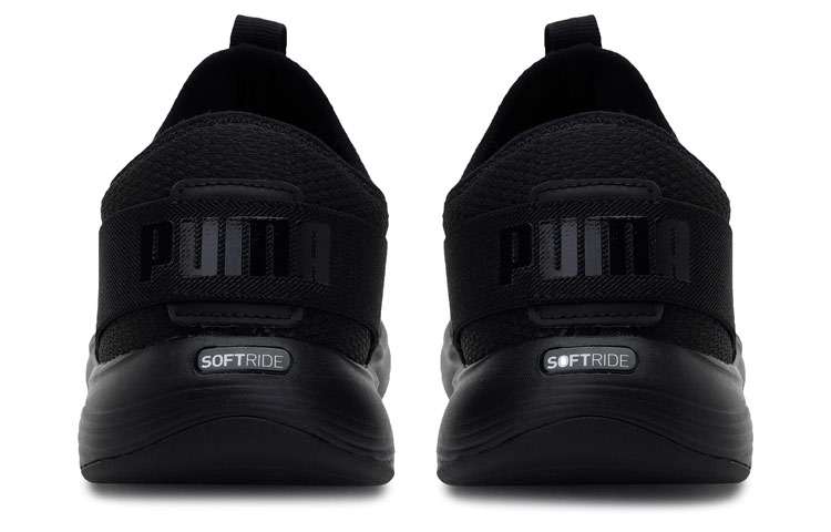 Shop 彪馬 Softride Vital Strap 耐磨減震防滑 低幫運動鞋 黑色