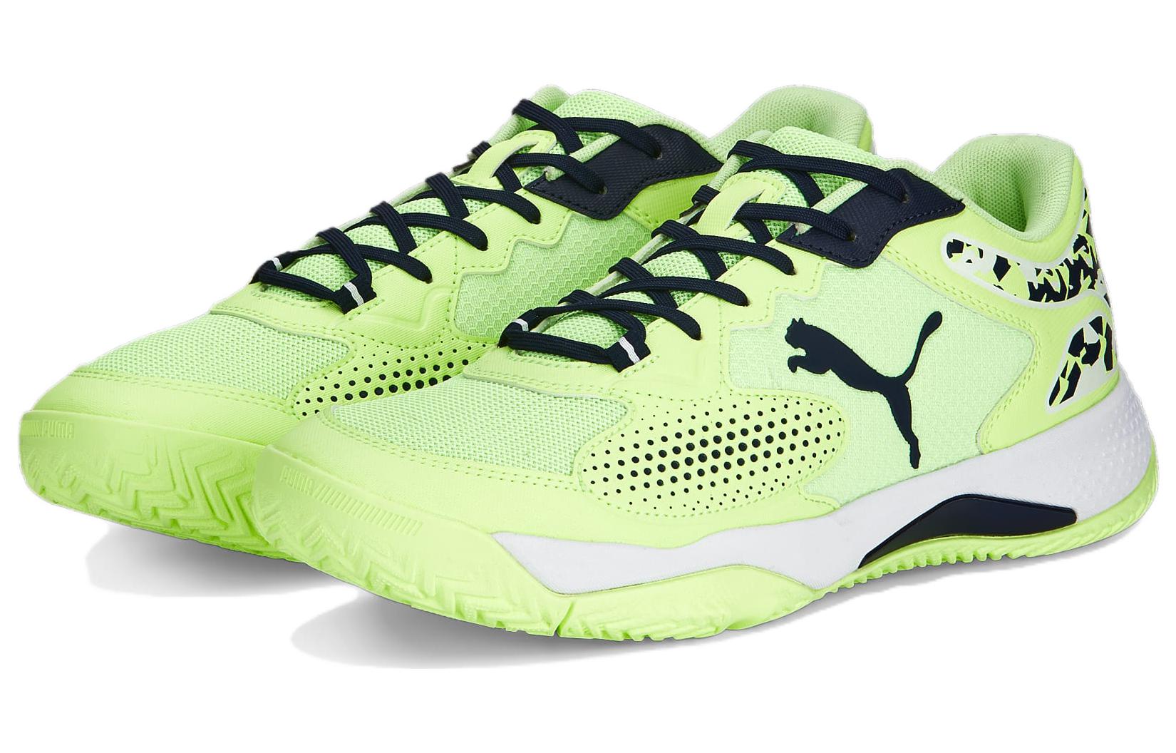Order Puma Solarcourt RCT Padel 'Kuning Camo Pantas' 107296-01
