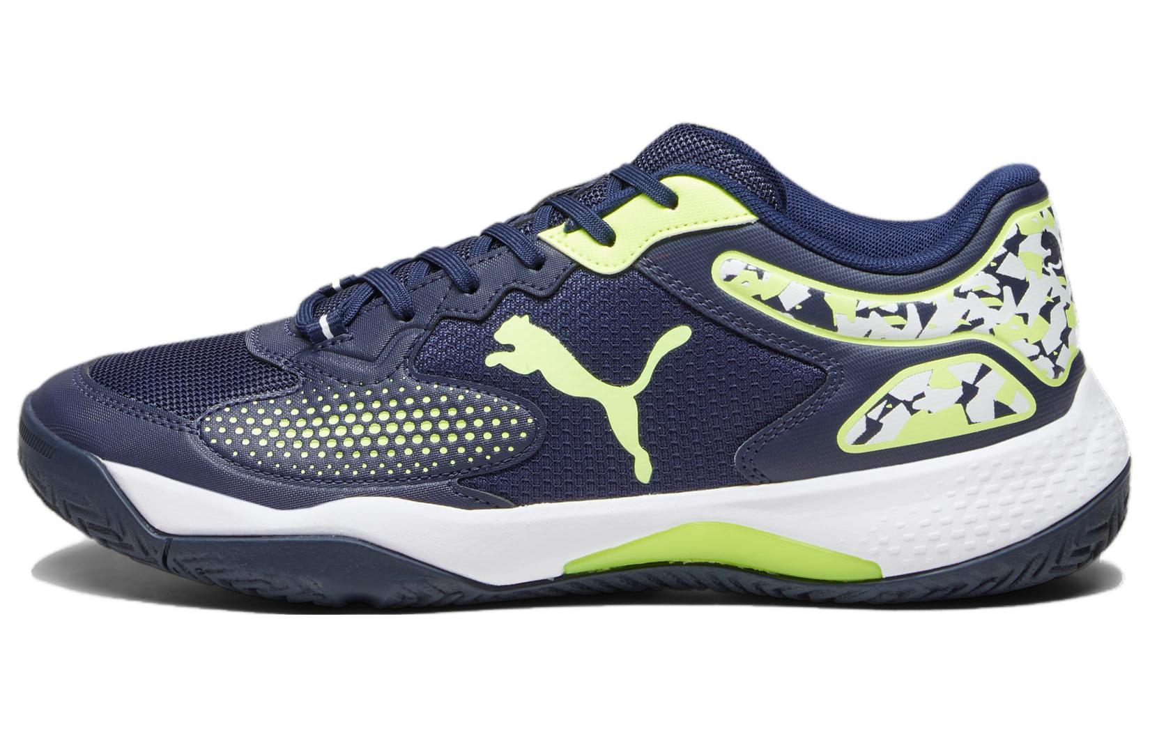 Puma Solarcourt RCT Padel 'Navy Fast Yellow Camo' 107296-04