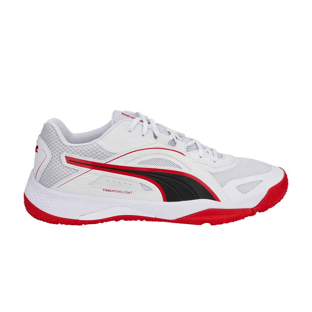 Puma Solarstrike 2 Racquet 'White High Risk Red'