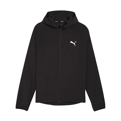 Puma Solid Black Casual Long-Sleeve Hooded Jacket 524993-01