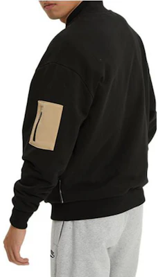 Puma 純黑長袖夾克-印花logo與扣式設計 536788-01 Details for Puma 純黑長袖夾克-印花logo與扣式設計 536788-01