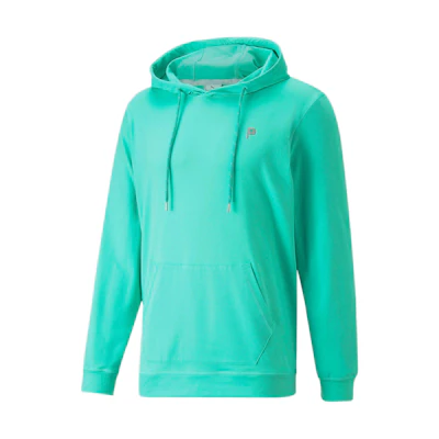 Puma Solid Color Casual Hoodie Long Sleeve - Mint Green 620249-03