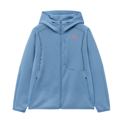 Puma Solid Color Casual Sports Hoodie Jacket - Blue 940483-03