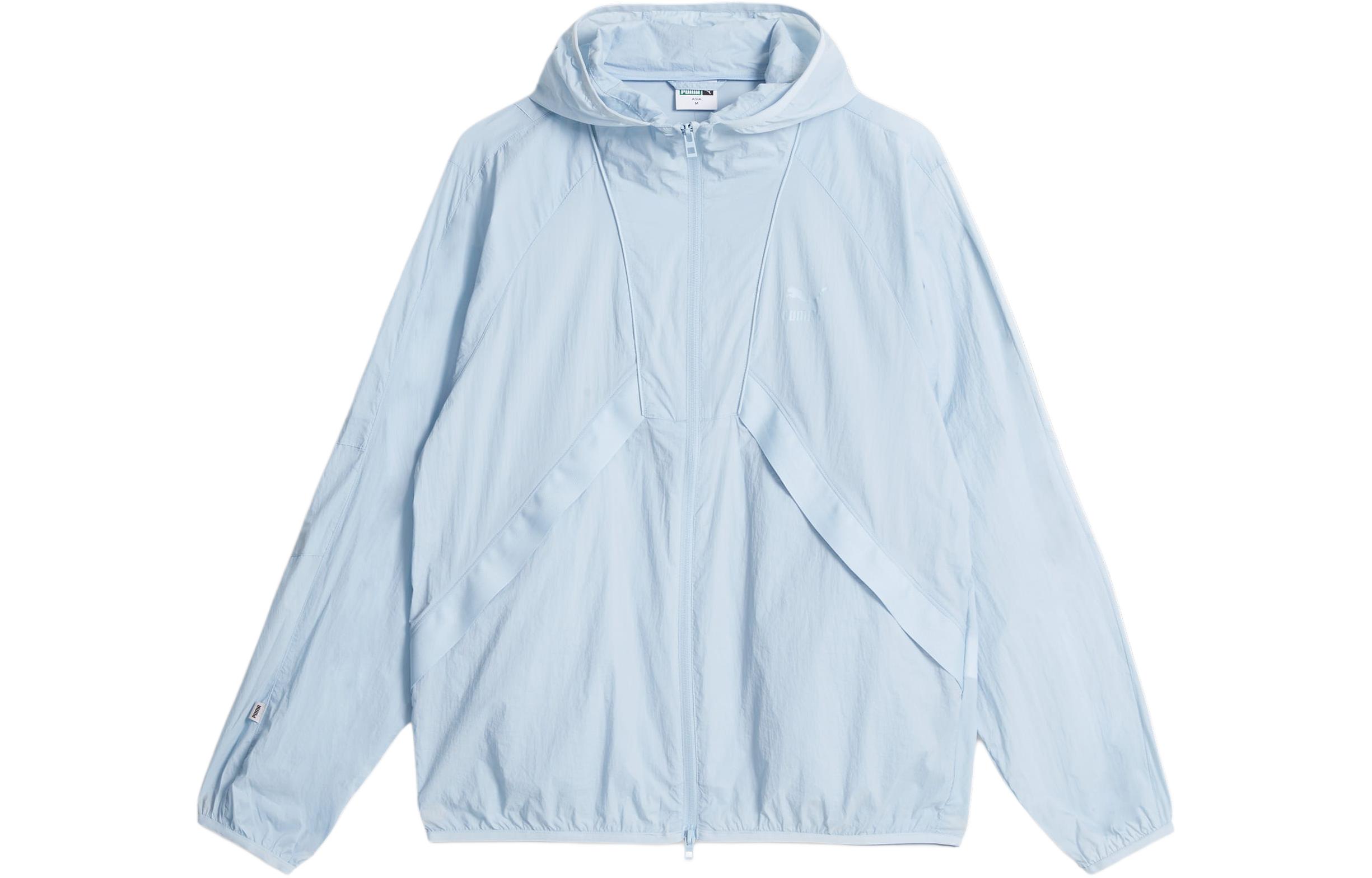 Puma Solid Color Packable Hooded Jacket - Blue 933803-02-yc