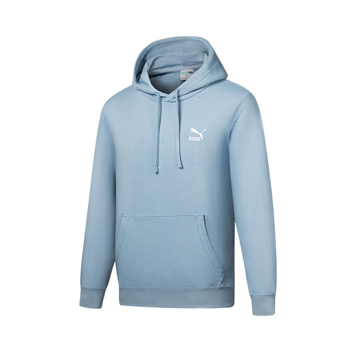 Puma Solid Color Pullover Hoodie Blue 537849-79