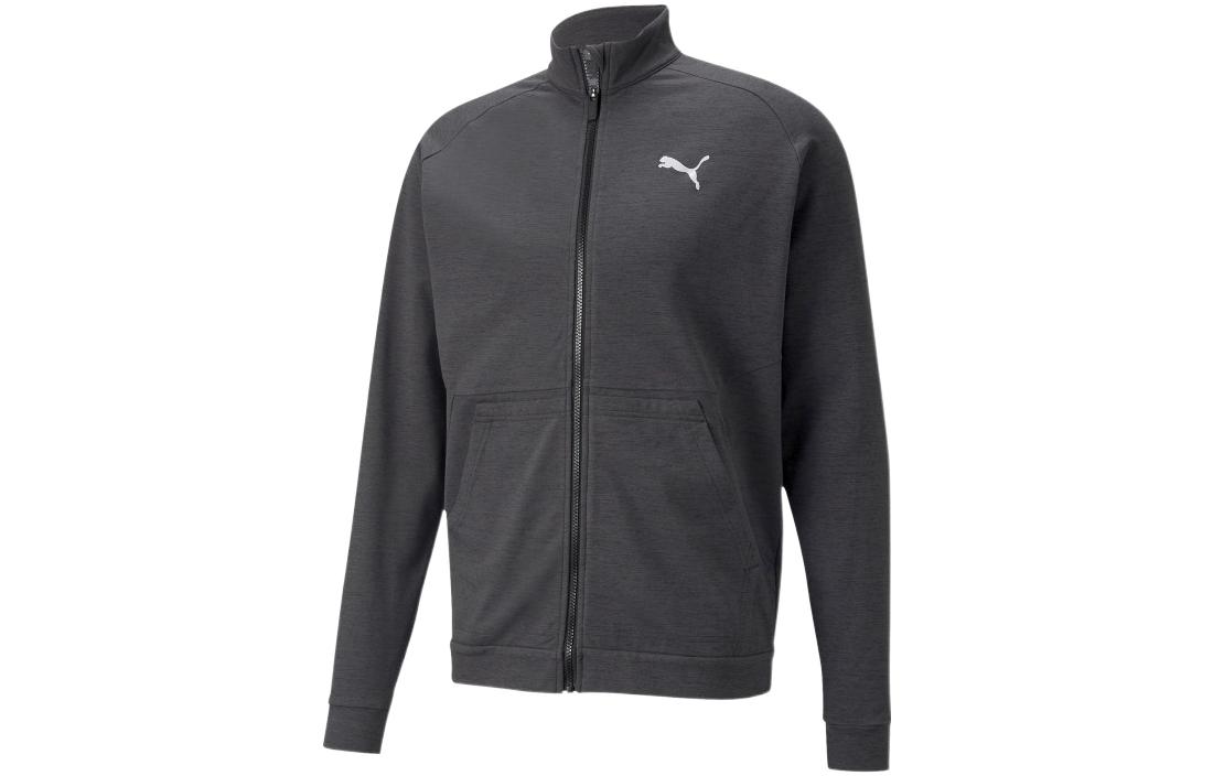 Puma Solid Color Zip-Up Jacket Black 521519-01