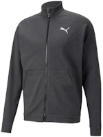 Puma Solid Color Zip-Up Jacket Black 521519-01 Puma Solid Color Zip-Up Jacket Black 521519-01