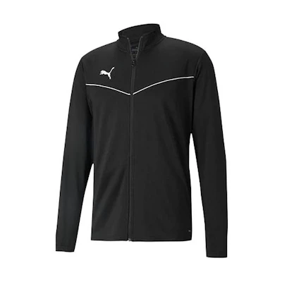 Puma Solid Color Zip-Up Slim Fit Jacket - Black 657647-03