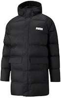 PUMA Solid Down Long Logo Hooded Winter Jacket Black. 846326-01 PUMA Solid Down Long Logo Hooded Winter Jacket Black. 846326-01