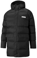 Order PUMA Solid Down Long Logo Hooded Winter Jacket Black. 846326-01