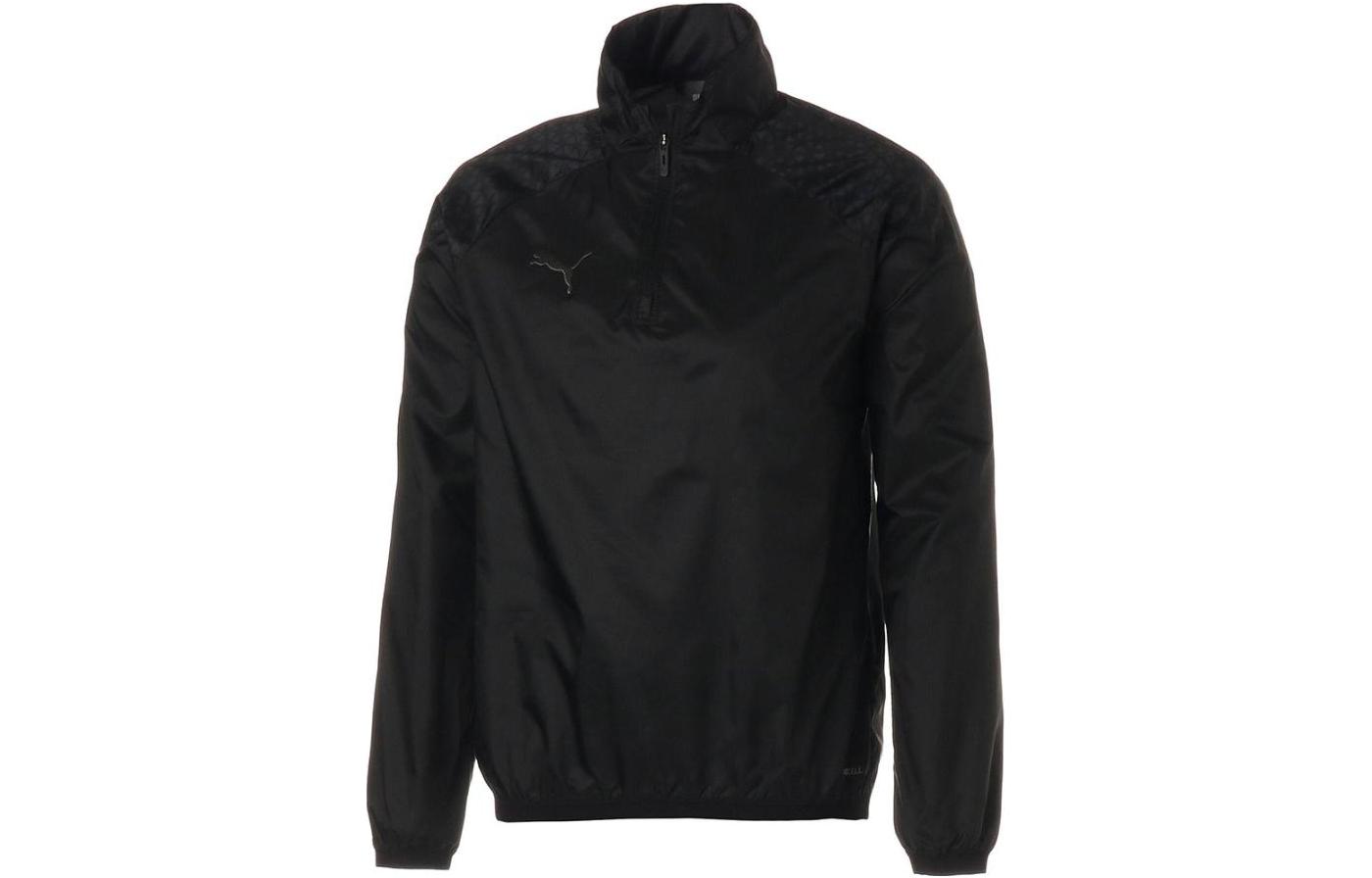 Puma Solid Half-Zip Casual Jacket Black 658439-03