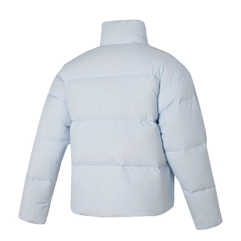 Lookbook 푸마 솔리드 로고 하이넥 유니섹스 패딩 재킷 라이트 블루 623600-69