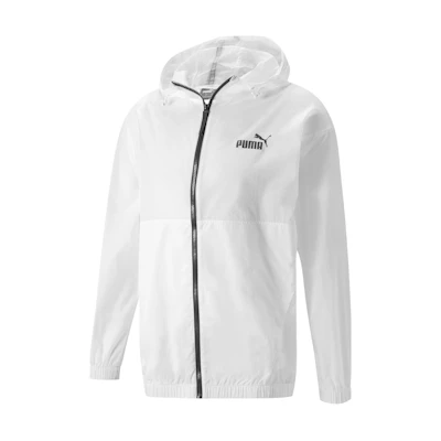 Puma Solid Logo Outdoor Casual Hoodie Jacket - White 849444-02
