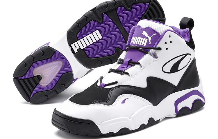 Lookbook Puma Source Mid 'Blanco Morado Negro' 369829-06
