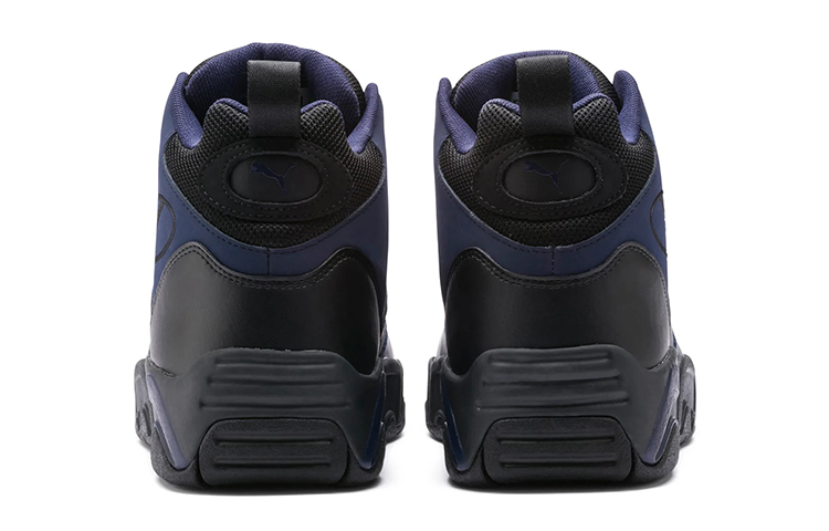 Shop 푸마 소스 미드 블랙/블루 (Puma Source Mid Black/Blue) 369829-05