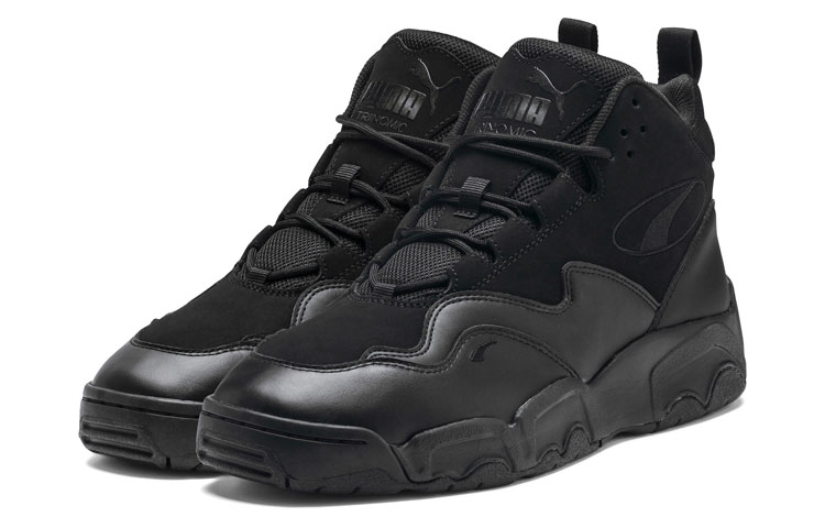 Lookbook Puma Source Mid Retro 'Black' 369829-01