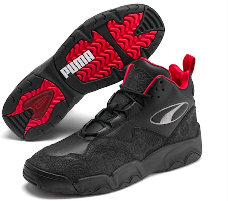 Puma Source Mid Piala Dunia 'Hitam Merah' 370599-01 Lookbook Puma Source Mid Piala Dunia 'Hitam Merah' 370599-01
