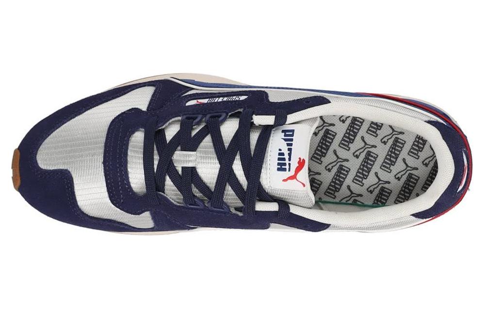 Shop Puma Space Lab 運動休閒鞋 男女款 藍銀色