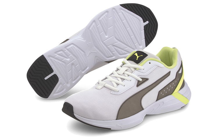 Lookbook Puma Space Runner ''Weiß Schwarz Fizzy Gelb'' 193723-02