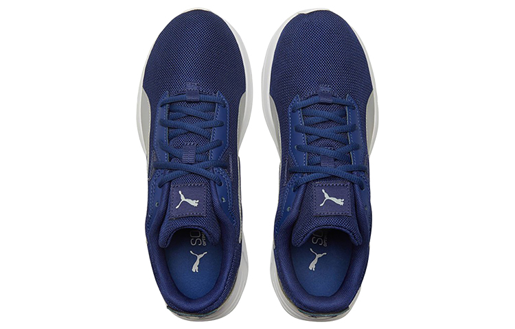 Shop Puma 星際奔跑者 藍白灰 低筒跑步鞋