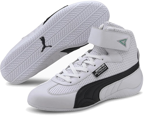 Puma Mercedes-AMG Petronas Speedcat White/Black Mid 306600-01 Lookbook Puma Mercedes-AMG Petronas Speedcat White/Black Mid 306600-01