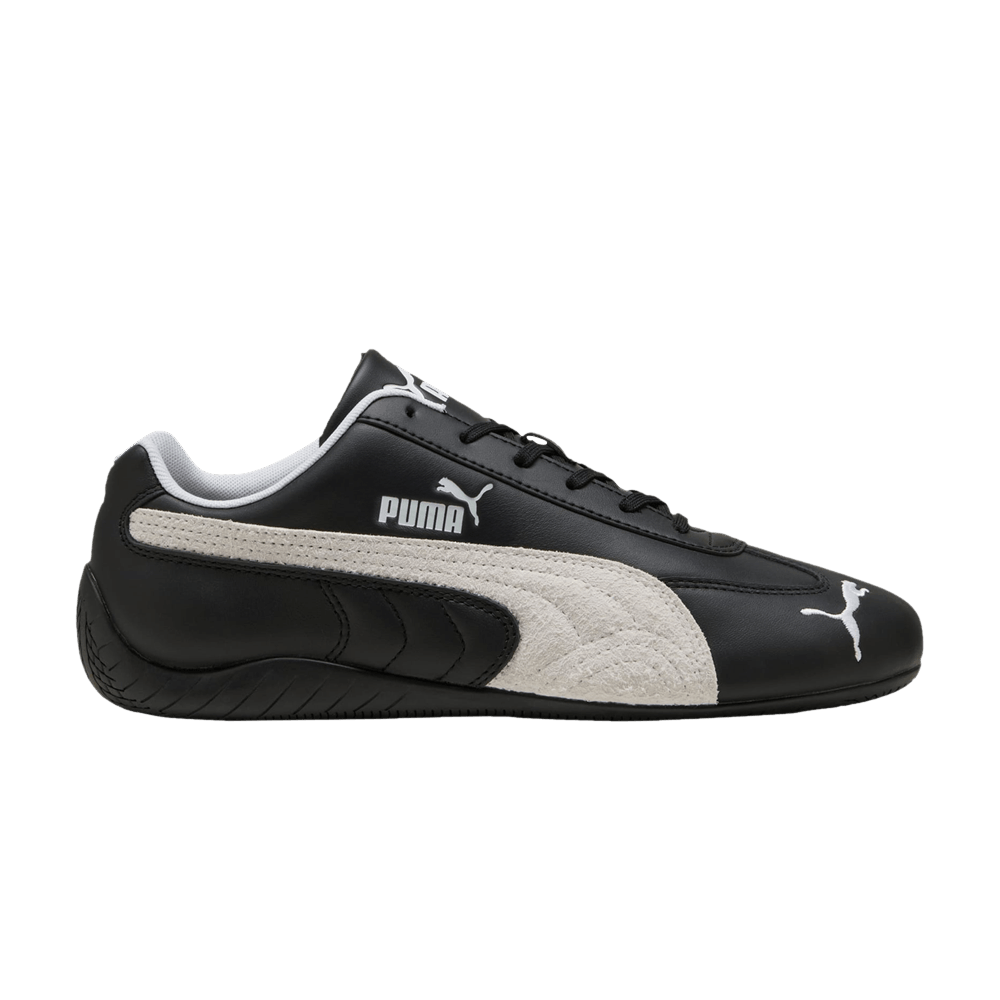 Puma Speedcat Leather 'Black White Suede Stripe' 403175-02