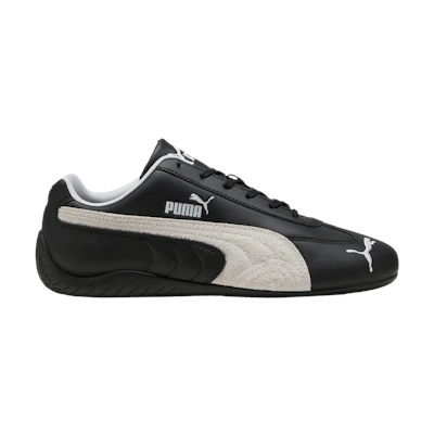 Puma Speedcat Leather 'Black White Suede Stripe'