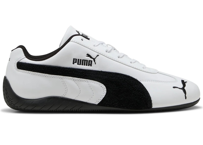Puma Speedcat Leather 'White Black Suede Stripe' 403175-01
