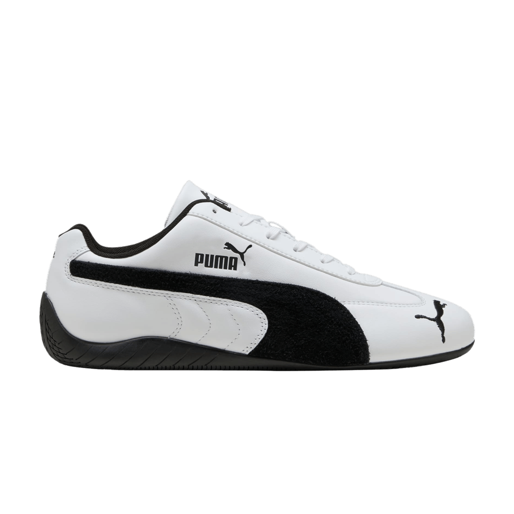 Puma Speedcat Leather 'White Black Suede Stripe' 403175-01