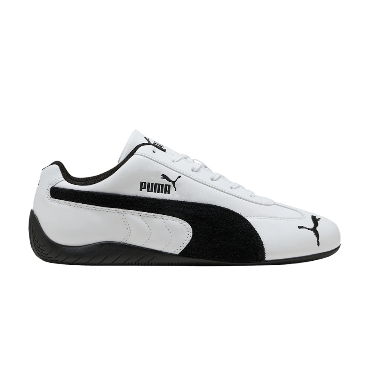 Puma Speedcat Leather 'White Black Suede Stripe'