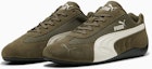 Shop Puma Speedcat Mesh Sneakers Loden Green-Warm White 404370-02