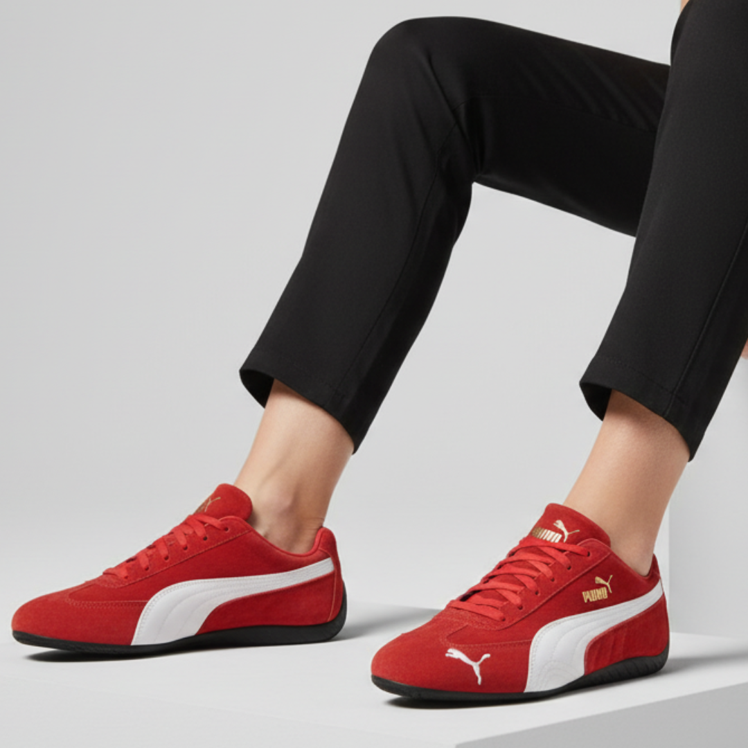 【美品】PUMA　Speedcat OG Women's Puma Speedcat OG Shoes -For All Time Red/ PUMA White