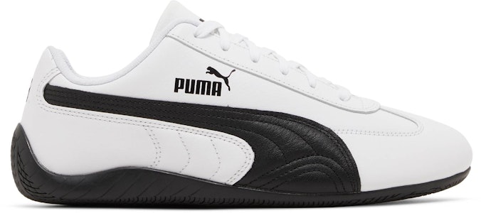 彪马速度猫Shield白黑皮鞋 387054-01 Buy 彪马速度猫Shield白黑皮鞋 387054-01