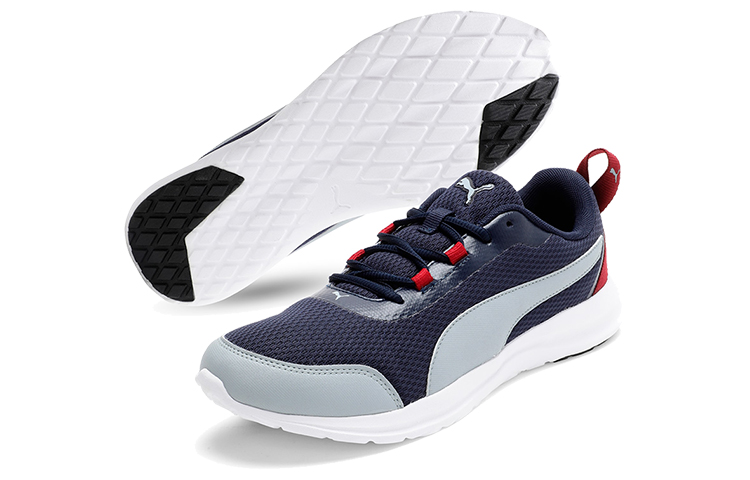 Lookbook プーマ スピンIDP パープルグレーホワイト 368409-01