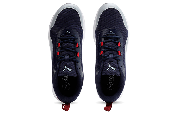 Shop プーマ スピンIDP パープルグレーホワイト 368409-01