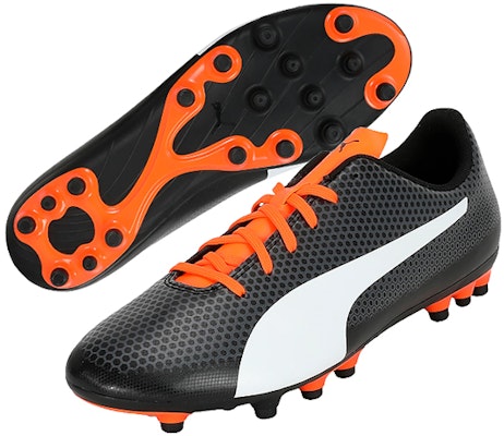 Puma Spirit AG Artificial Grass 'Black White Orange' 104494-06 Lookbook Puma Spirit AG Artificial Grass 'Black White Orange' 104494-06