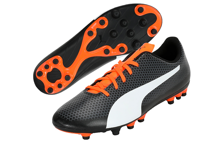 Lookbook Puma Spirit AG Gazon Synthétique ''Noir Blanc Orange'' 104494-06