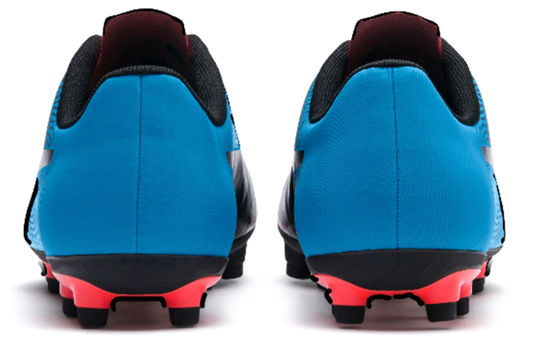Shop Puma Spirit II FG Chaussures de Foot Noir-Bleu Azur ''Black Blue'' 105521-01