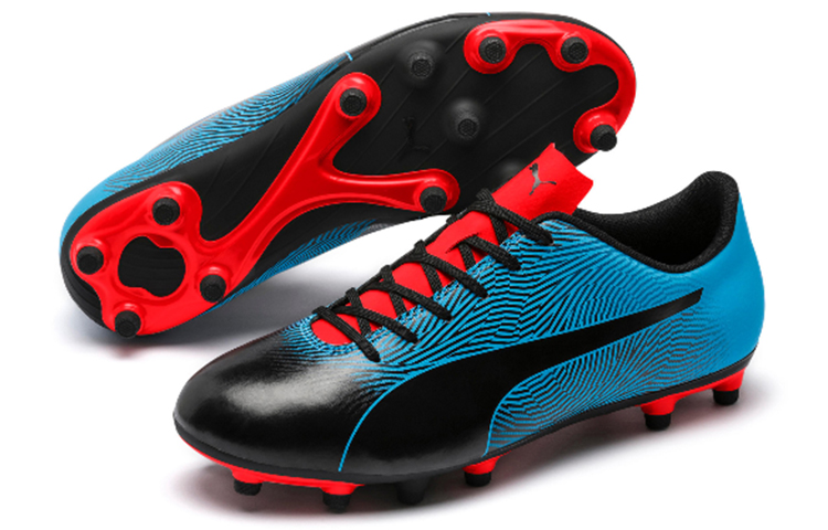 Purchase Puma Spirit II FG Chaussures de Foot Noir-Bleu Azur ''Black Blue'' 105521-01