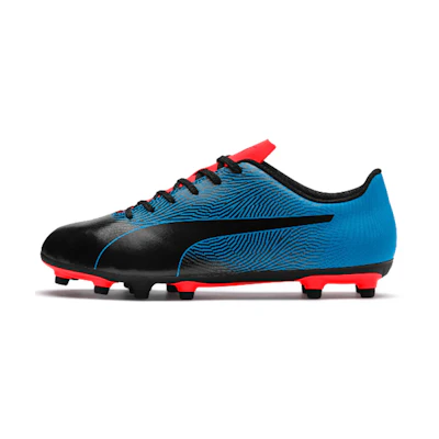 Puma Spirit II FG Football Boots Black-Bleu Azur 'Black Blue'