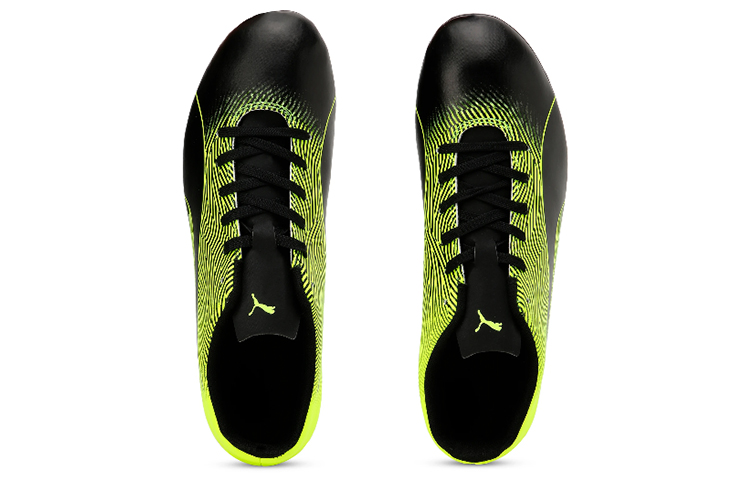 Lookbook Chaussures de Football Puma Spirit II FG Noir-Jaune Fluo 105521-07