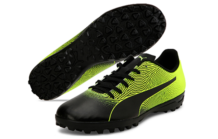 Purchase Puma Spirit II TT Chaussures de Football Noir-Jaune Alert 105523-07